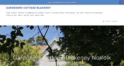 Desktop Screenshot of blakeney-cottage.co.uk