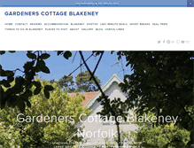Tablet Screenshot of blakeney-cottage.co.uk